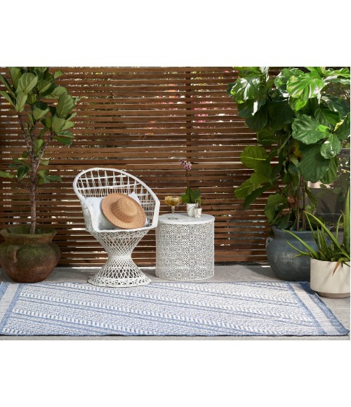 Momeni Hampton Area Rug HAM-3 Blue 4'1 X 6'