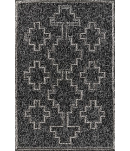 Momeni Hampton Area Rug HAM-9 Black 5'3 X 7'