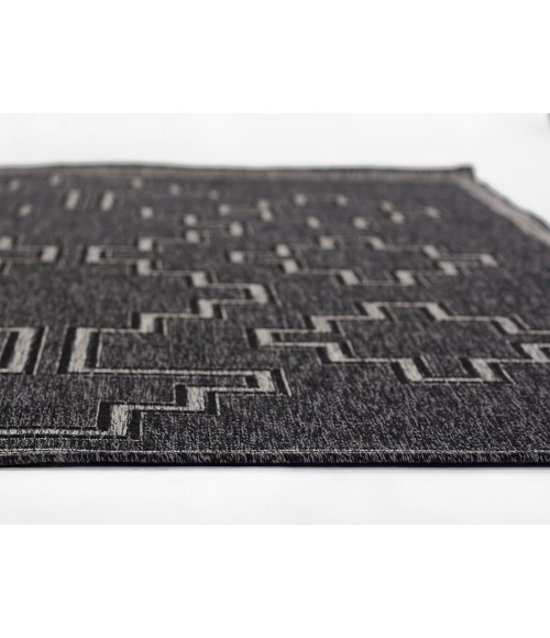 Momeni Hampton Area Rug HAM-9 Black 5'3 X 7'