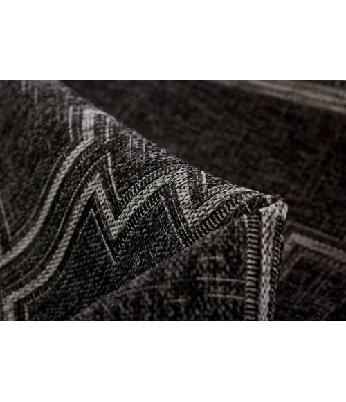 Momeni Hampton Area Rug HAM-9 Black 5'3 X 7'