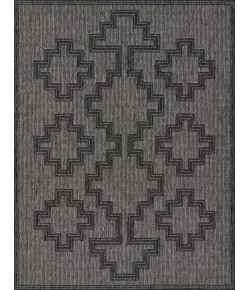 Momeni Hampton Ham-9 Charcoal Area Rug 2 ft. X 3 ft. Rectangle