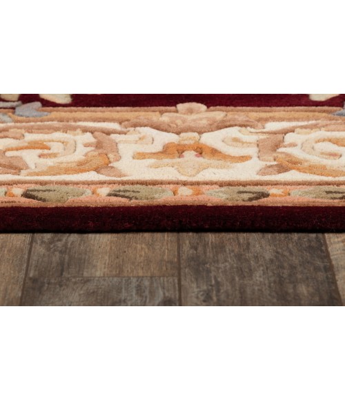 Momeni Harmony India Area Rug HAI-7 Burgundy 6' X 6' Octagon