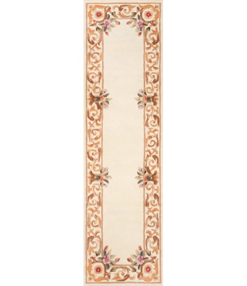 Momeni Harmony India Area Rug HAI-7 Ivory 4' X 4' Round
