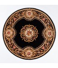 Momeni Harmony India Area Rug HAI12 Black 6' X 6' Octagon