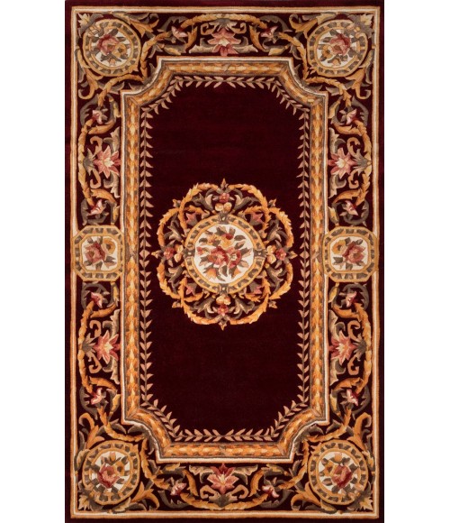 Momeni Harmony India Area Rug HAI12 Burgundy 2' X 3'