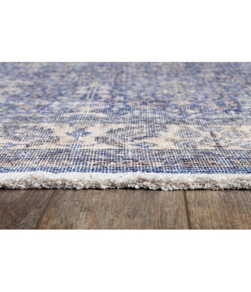 Momeni Helena HEL-4 Blue 2'6" X 8' Runner Area Rug