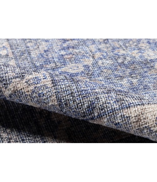 Momeni Helena HEL-4 Blue 2'6" X 8' Runner Area Rug