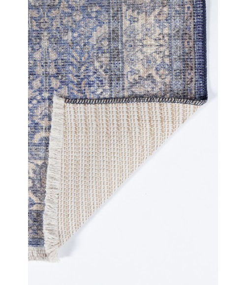 Momeni Helena HEL-4 Blue 2'6" X 8' Runner Area Rug