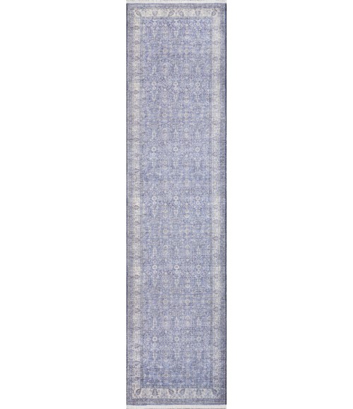 Momeni Helena HEL-4 Blue 2'6" X 8' Runner Area Rug