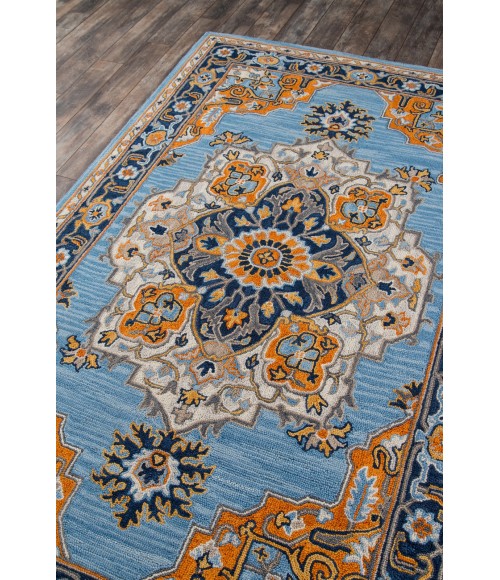Momeni Ibiza Area Rug IBI-1 Blue 2'3 X 7'10 Runner