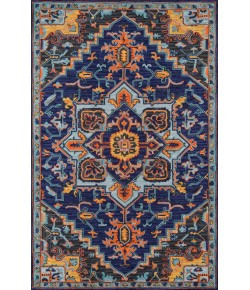 Momeni Ibiza Ibi-2 Navy Area Rug 6 ft. X 9 ft. Rectangle