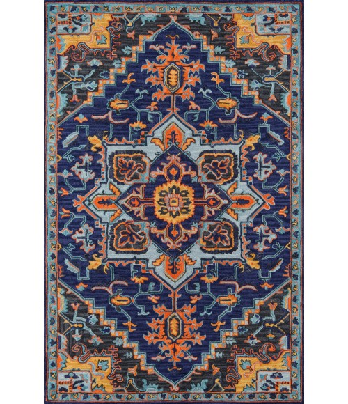 Momeni Ibiza Area Rug IBI-2 Navy 3' X 5'