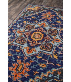 Momeni Ibiza Ibi-2 Navy Area Rug 6 ft. X 9 ft. Rectangle
