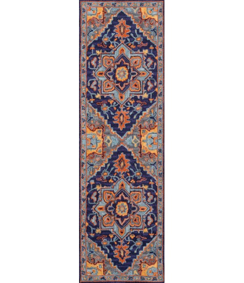 Momeni Ibiza Area Rug IBI-2 Navy 3' X 5'