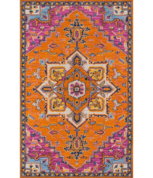 Momeni Ibiza Area Rug IBI-2 Orange 5' X 8'