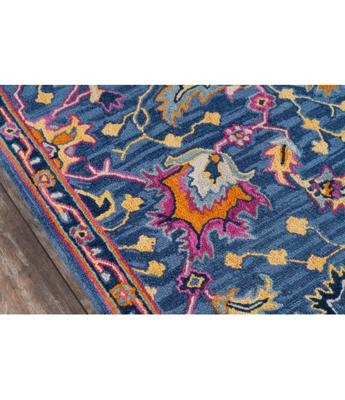 Momeni Ibiza Area Rug IBI-3 Blue 2'3 X 7'10 Runner