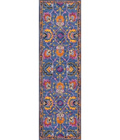 Momeni Ibiza Area Rug IBI-3 Blue 2'3 X 7'10 Runner
