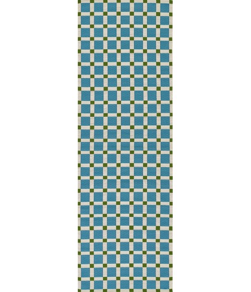 Novogratz Icon Blue ICN-1 8 ft. 10 in. X 11 ft. 10 in. Rect. Rug