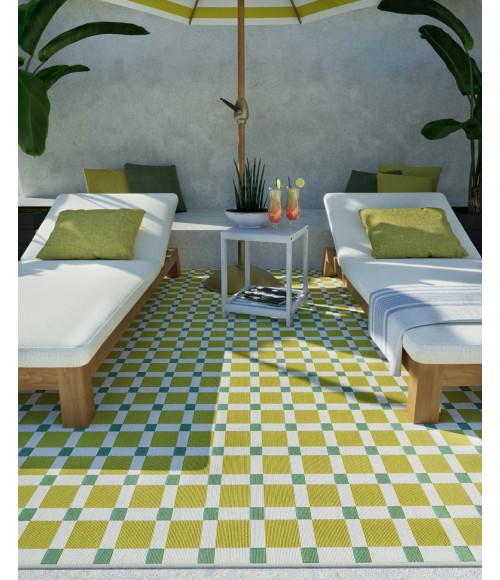 Novogratz Icon Green ICN-1 8 ft. 10 in. X 11 ft. 10 in. Rect. Rug