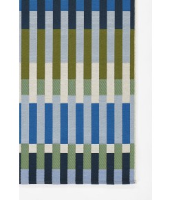 Novogratz Icon Blue ICN-2 2 ft. 8 in. X 8 ft. Rect. Rug