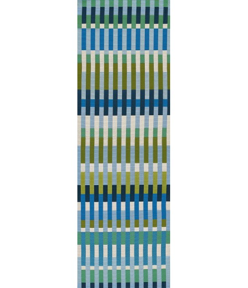 Novogratz Icon Blue ICN-2 5 ft. 3 in. X 7 ft. 6 in. Rect. Rug