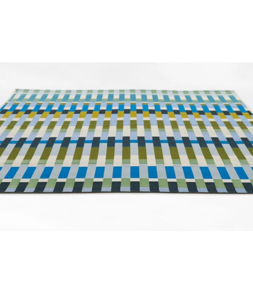 Novogratz Icon Blue ICN-2 5 ft. 3 in. X 7 ft. 6 in. Rect. Rug
