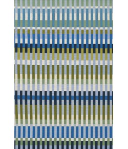 Novogratz Icon Blue ICN-2 2 ft. 8 in. X 8 ft. Rect. Rug