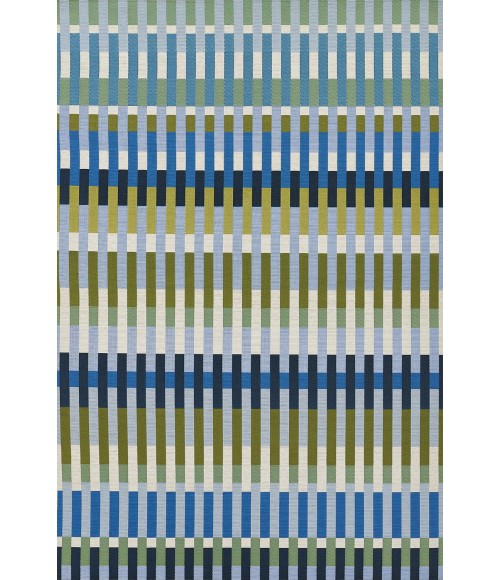 Novogratz Icon Blue ICN-2 5 ft. 3 in. X 7 ft. 6 in. Rect. Rug