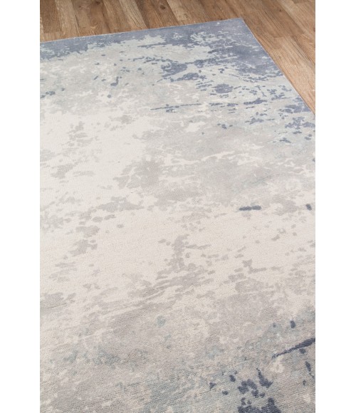 Momeni Illusions Area Rug IL-03 Blue 5' X 7'6