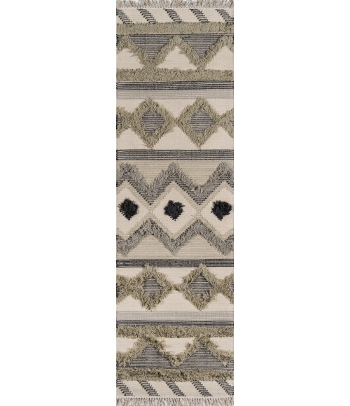 Indio Area Rug Momeni Indio Area Rug IND-4 Avalon Sage 3' X 5'