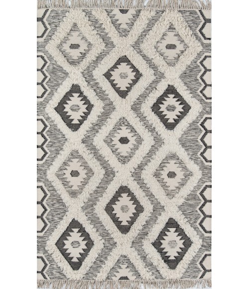 Indio Area Rug Momeni Indio Area Rug IND-5 Sierra Black 2' X 3'