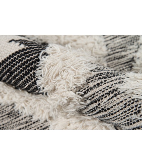 Indio Area Rug Momeni Indio Area Rug IND-5 Sierra Black 2' X 3'