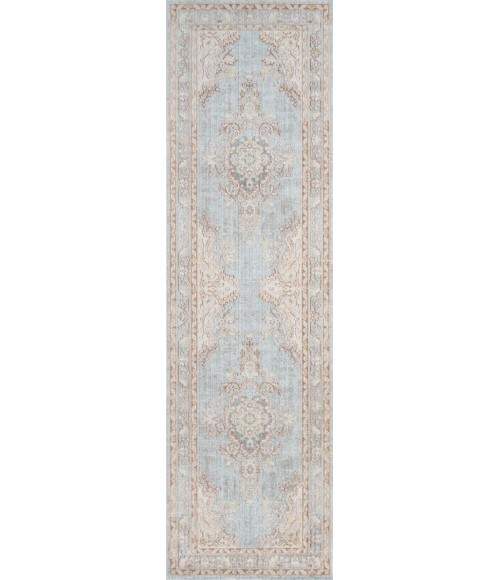 Momeni Isabella Area Rug ISA-1 Blue 2'7 X 8' Runner