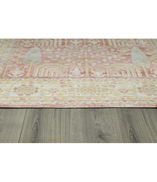 Momeni Isabella Area Rug ISA-8 Pink 2'7 X 8' Runner