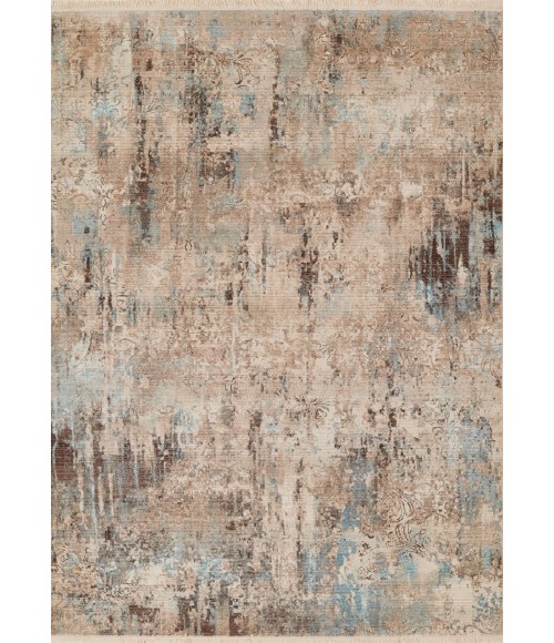Momeni Izmir Area Rug IZ-05 Blue 5' X 5' Round