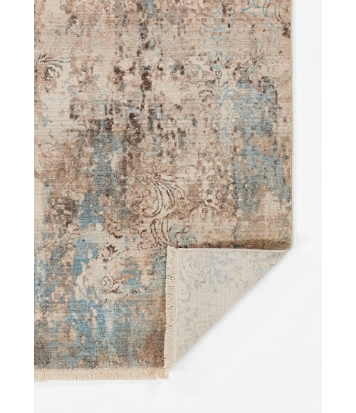 Momeni Izmir Area Rug IZ-05 Blue 5' X 5' Round