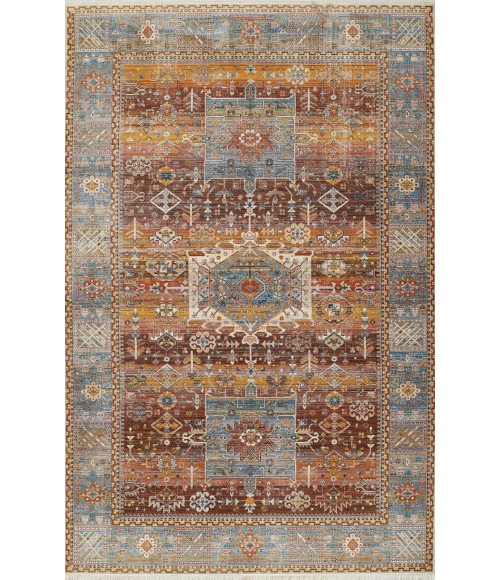 Izmir Area Rug Momeni Izmir Area Rug IZ-07 Multi 5' X 7'9