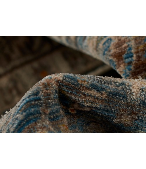 Momeni Izmir Area Rug IZ-08 Blue 5' X 7'9