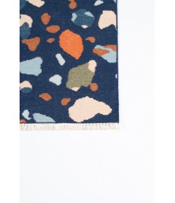 Momeni Novogratz Jem Jem-2 Navy Area Rug 2 ft. 3 in. X 8 ft. Runner