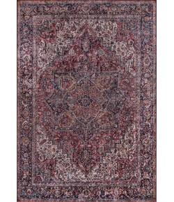 Momeni Karachi Kar-4 Burgundy Area Rug 6 ft. X 9 ft. Rectangle