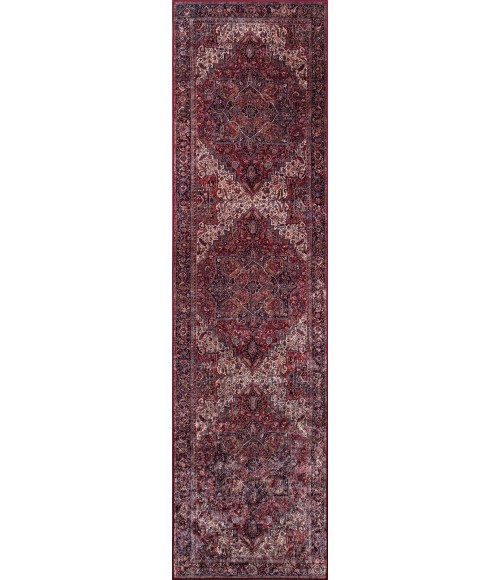 Karachi Area Rug Momeni Karachi Area Rug KAR-4 Burgundy 6' X 9'