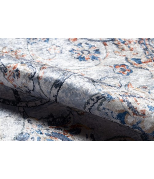 Karachi Area Rug Momeni Karachi Area Rug KAR-5 Light Blue 5' X 8'