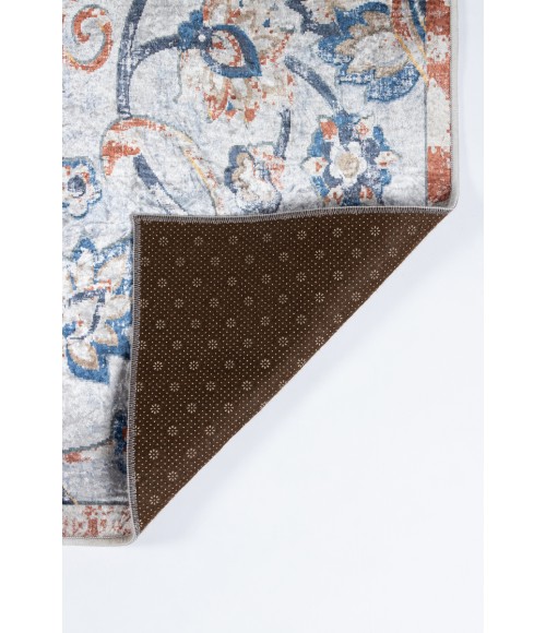 Karachi Area Rug Momeni Karachi Area Rug KAR-5 Light Blue 5' X 8'