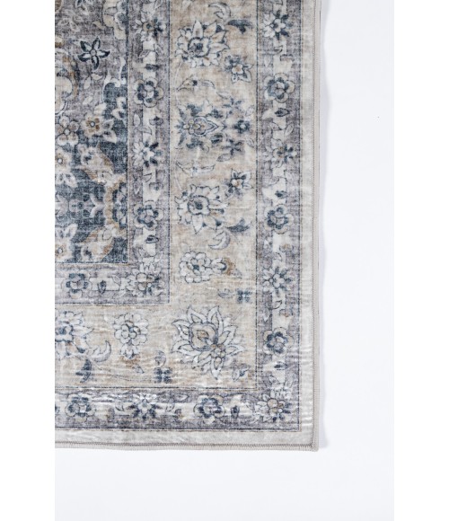 Karachi Area Rug Momeni Karachi Area Rug KAR-7 Grey 2' X 3'