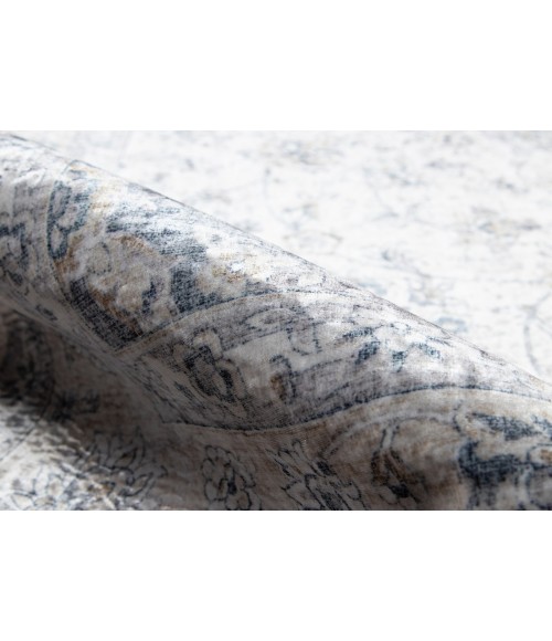 Karachi Area Rug Momeni Karachi Area Rug KAR-7 Grey 2' X 3'