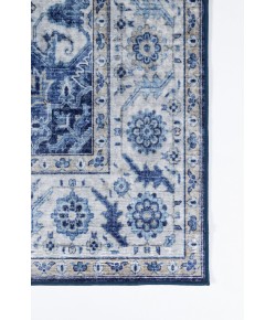Momeni Karachi Kar-8 Blue Area Rug 3 ft. 6 in. X 5 ft. 6 in. Rectangle