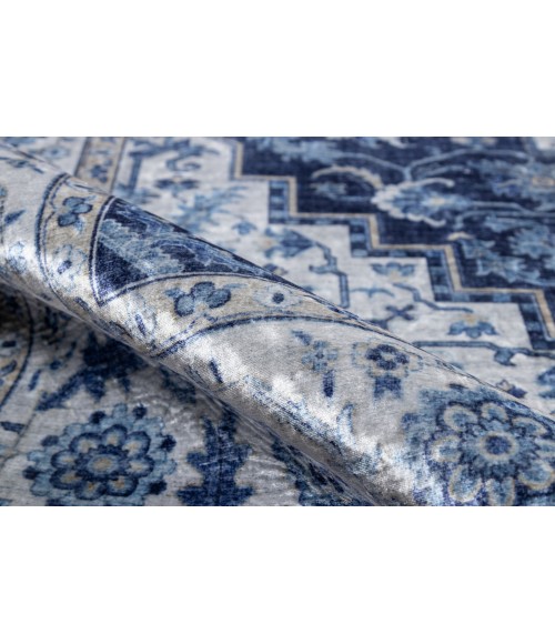 Karachi Area Rug Momeni Karachi Area Rug KAR-8 Blue 3'6 X 5'6