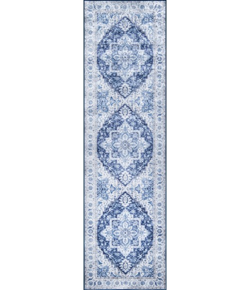 Karachi Area Rug Momeni Karachi Area Rug KAR-8 Blue 3'6 X 5'6