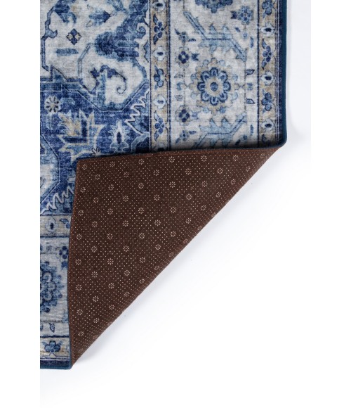 Karachi Area Rug Momeni Karachi Area Rug KAR-8 Blue 3'6 X 5'6