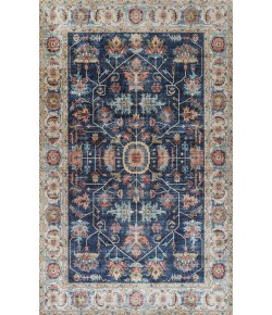 Momeni Karachi Kar-9 Navy Area Rug 5 ft. X 8 ft. Rectangle